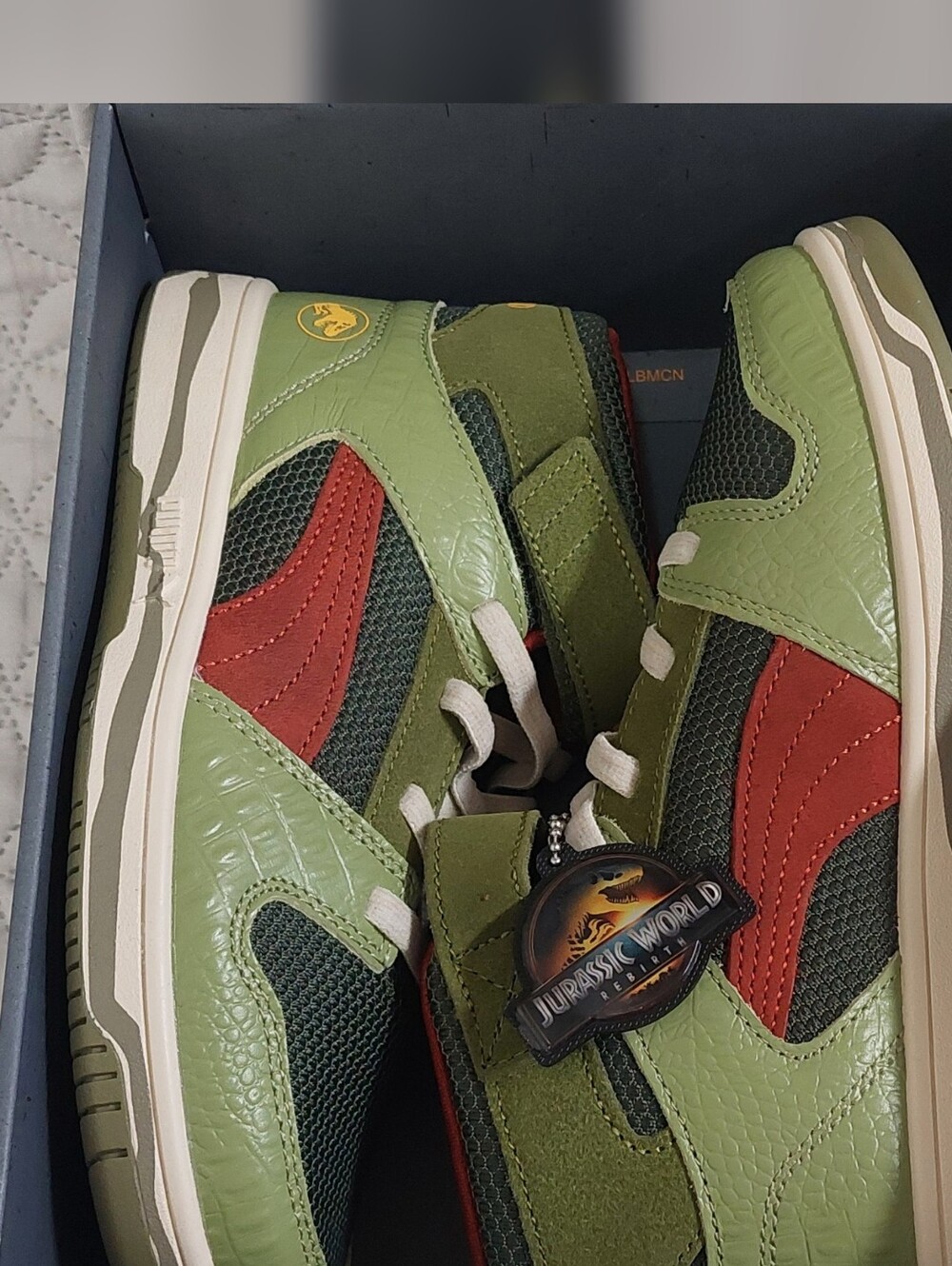 PUMA Kids Green and Red Low-Top Sneakers. Jurassic World. - Picture 11 of 11